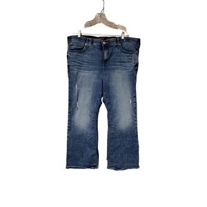 Torrid Sky High Skinny Jeans Womens 18R Blue Cotton Blend Denim